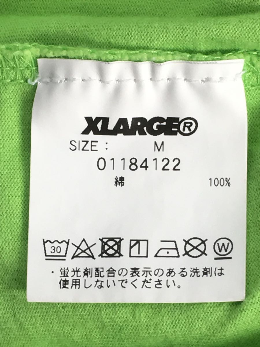 X-LARGE◆長袖Tシャツ/M/コットン/GRN/01184122●_画像4