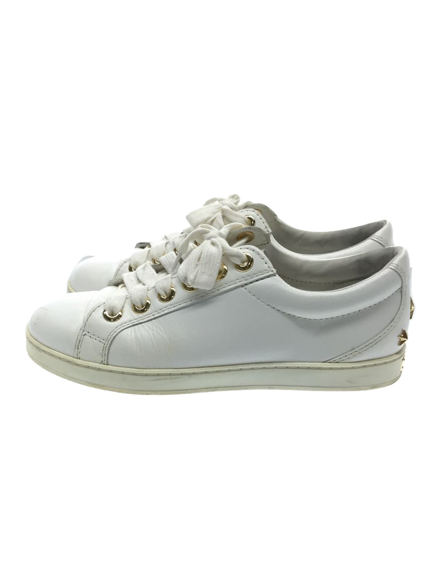 訳あり】 JIMMY CHOO◇ローカットスニーカー/36/WHT/レザー/ヒール