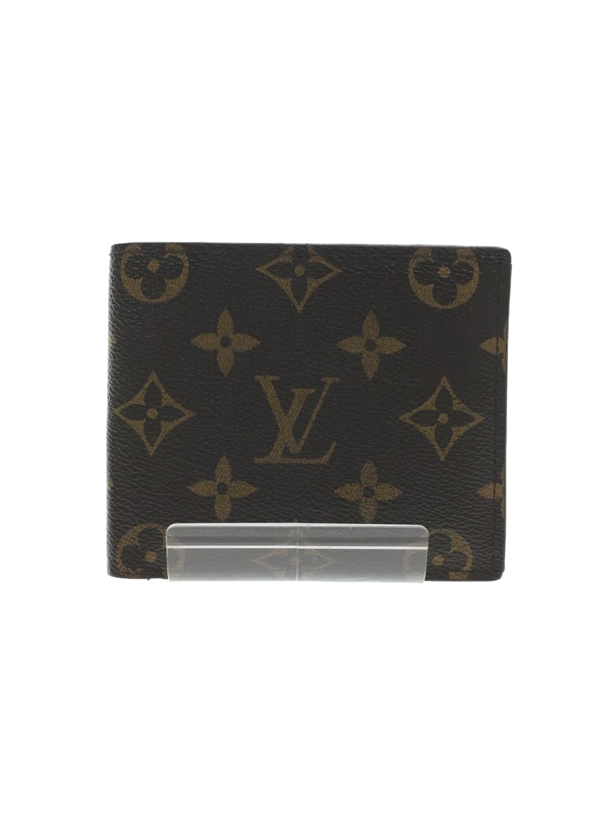 LOUIS VUITTON◆ポルト・フォイユ・マルコNM_モノグラム_BRW/PVC/BRW/レディース