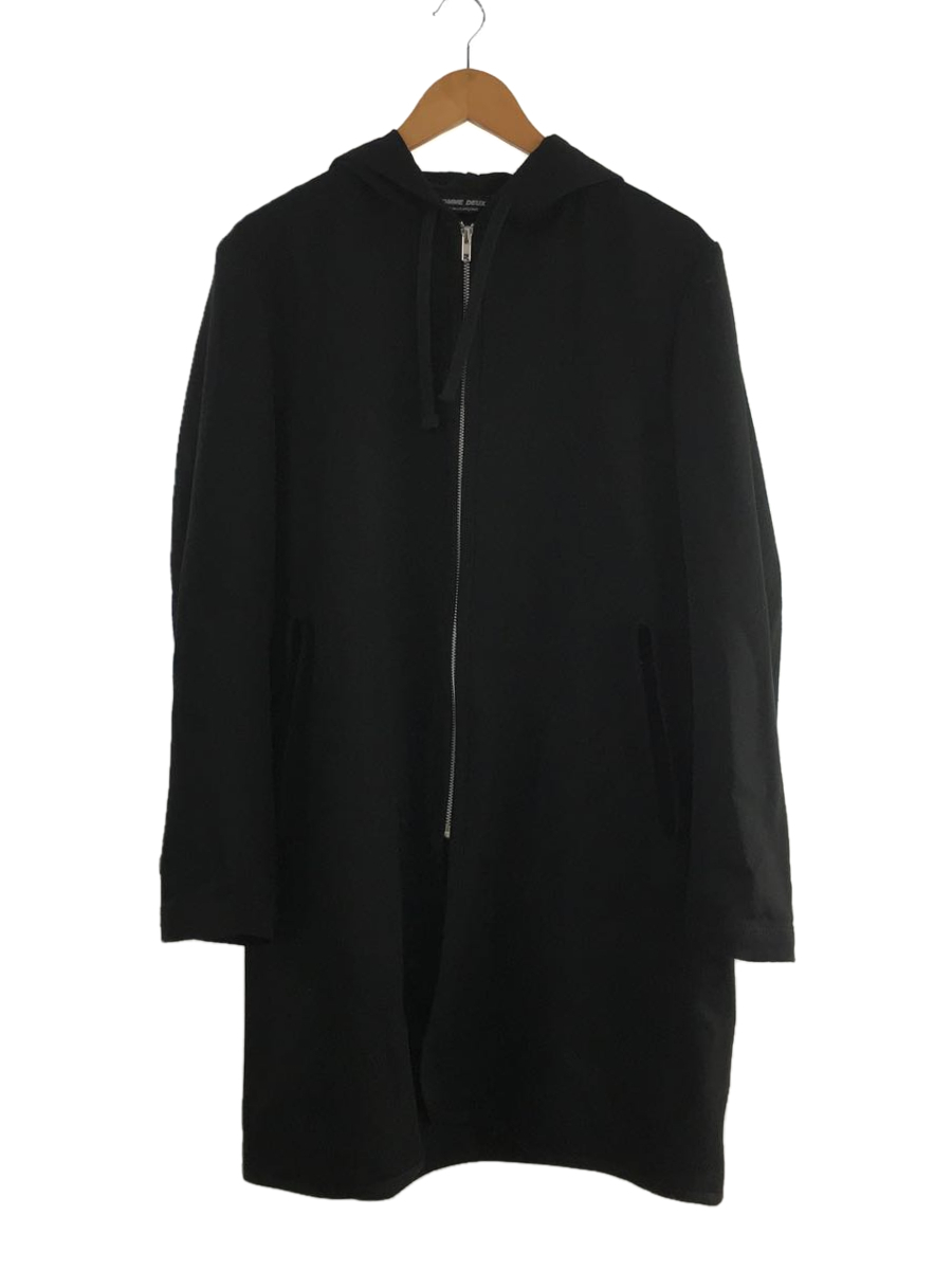 現品限り 【希少】COMME des GARCONS ロングライナーフーデッドウール