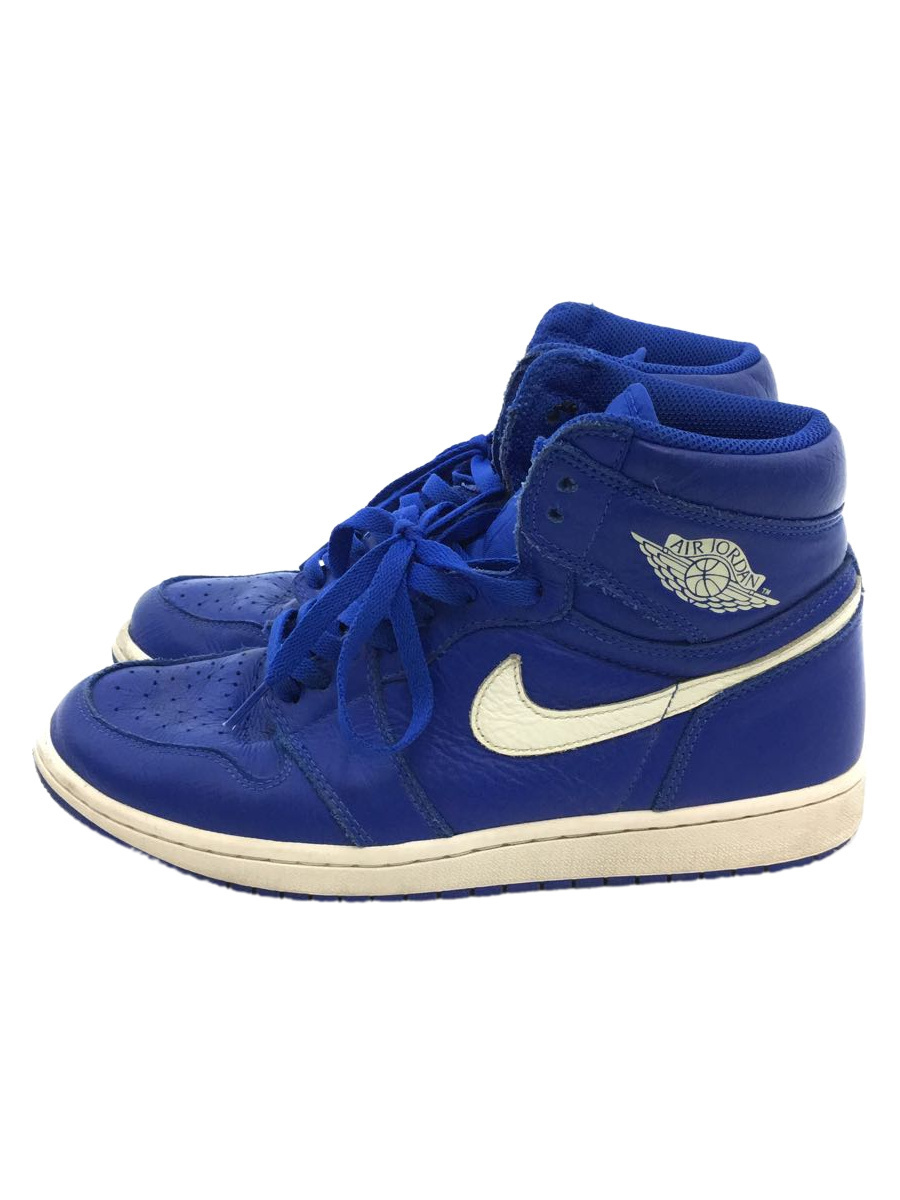 NIKE◆AIR JORDAN 1 RETRO HIGH OG/エアジョーダン1レトロハイ/ブルー/28cm/BLU_画像1