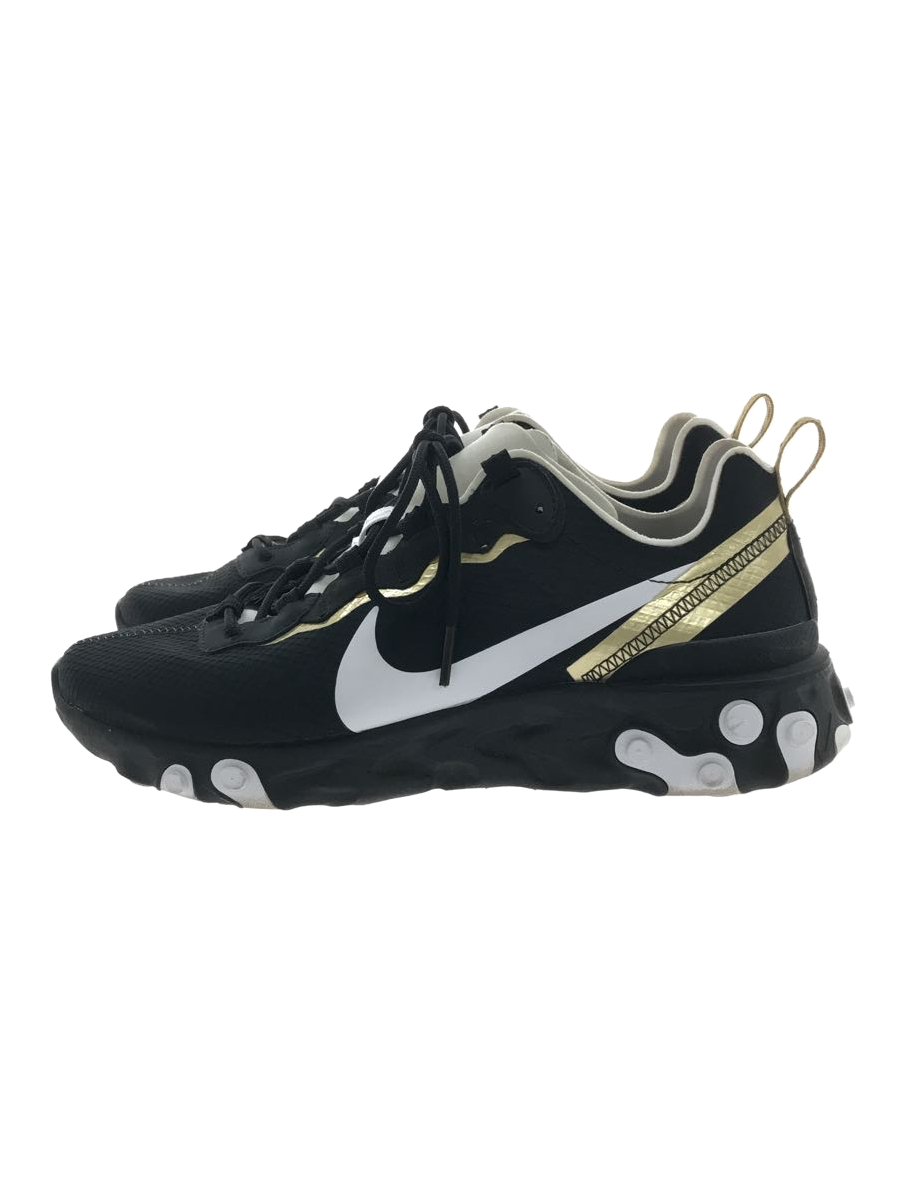 NIKE◆REACT ELEMENT 55 SE/27cm/BLK/ポリエステル_画像1