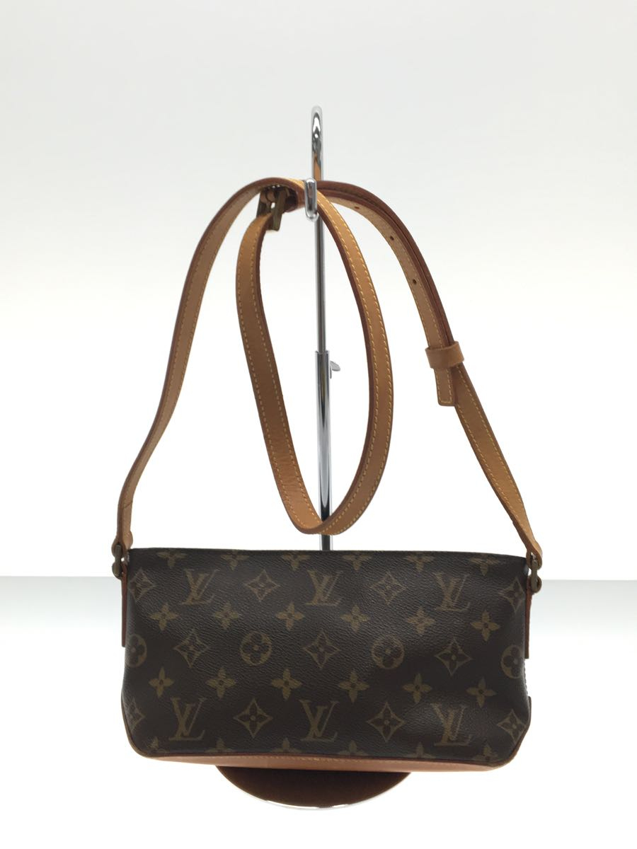 LOUIS VUITTON◆トロター_モノグラム_BRW/PVC/BRW_画像3