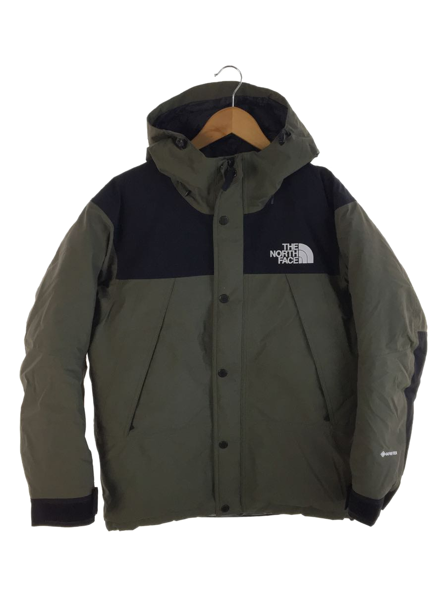 THE NORTH FACE◆MOUNTAIN DOWN JACKET_マウンテンダウンジャケット/M/ナイロン/KHK_画像1