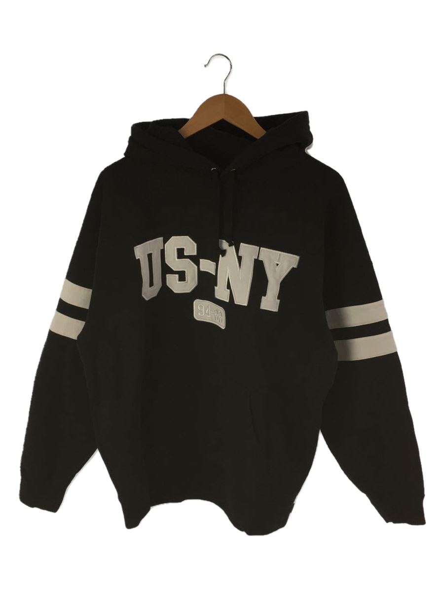 Supreme◆22AW/US-NY Hooded Sweatshirt/パーカー/L/コットン/ブラック