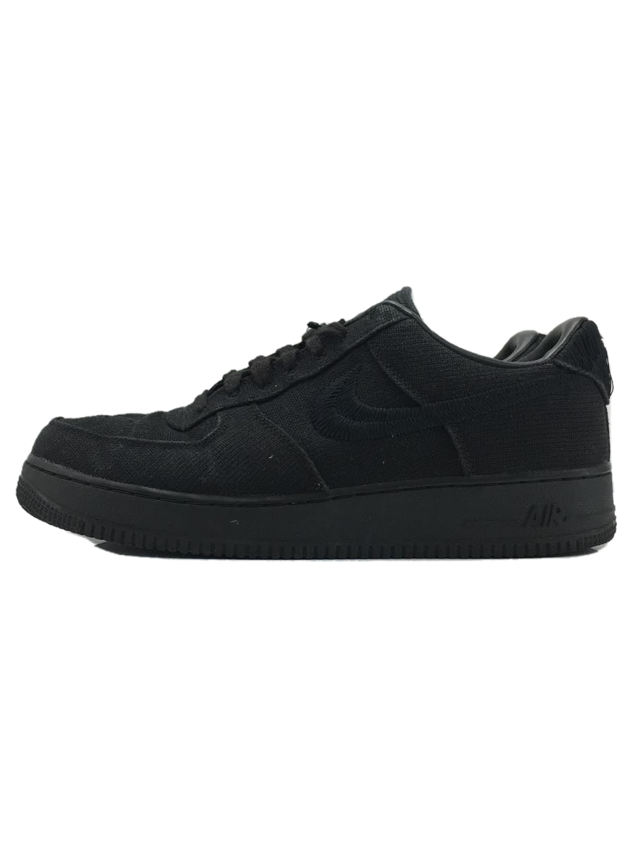 NIKE◆ナイキ×ステューシー/CZ9084-001/AIR FORCE 1 LOW/29cm/ブラック