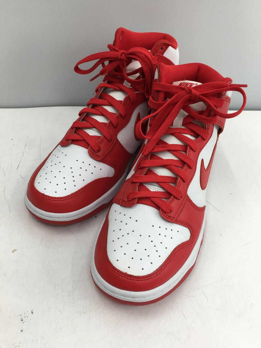 NIKE◆ハイカットスニーカー/US10/RED/DD1399-106/DUNK HI RETRO/Championship_画像2