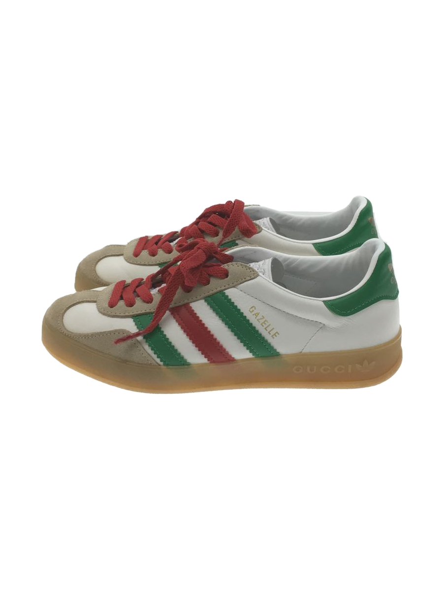 GUCCI◆×adidas/GAZELLE/ローカットスニーカー/22cm/WHT/726488_画像1