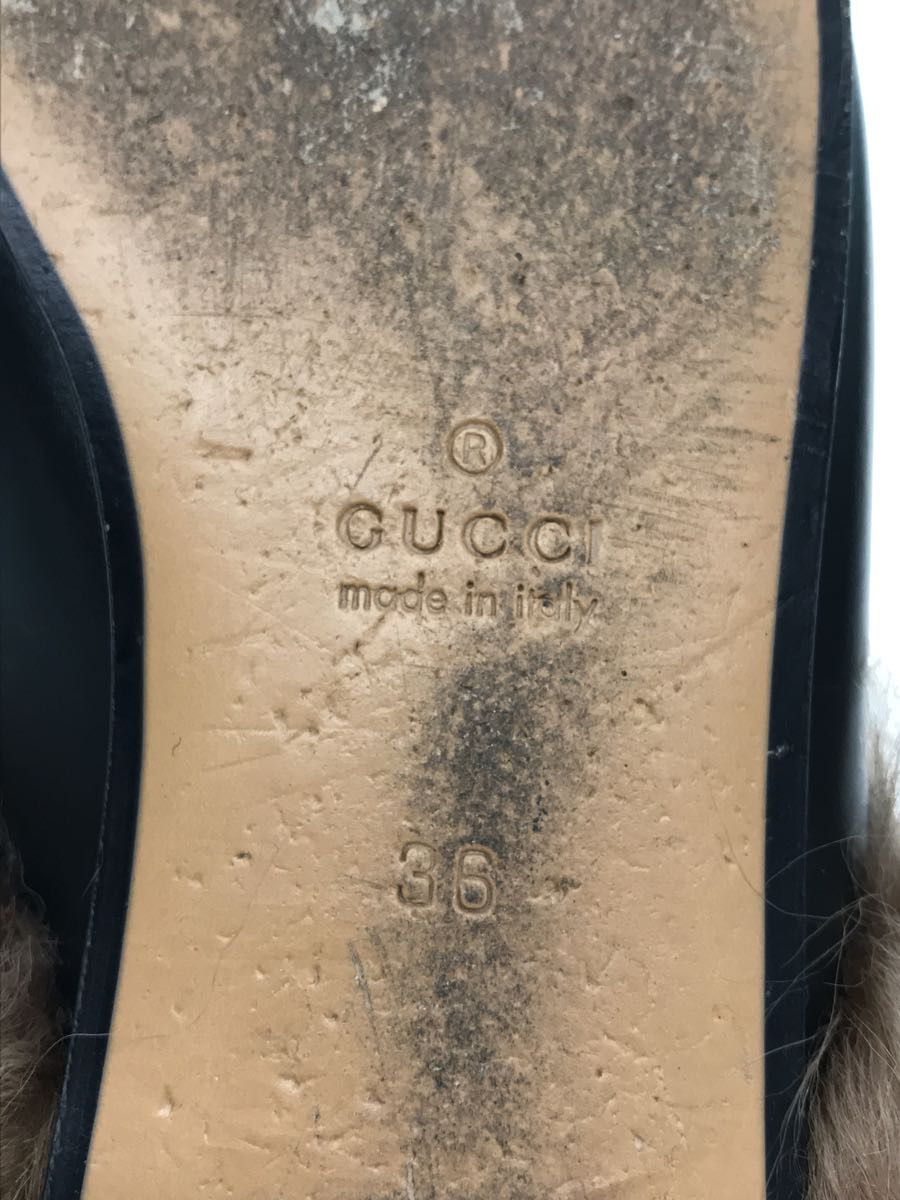 GUCCI* Flat туфли-лодочки /36/BLK