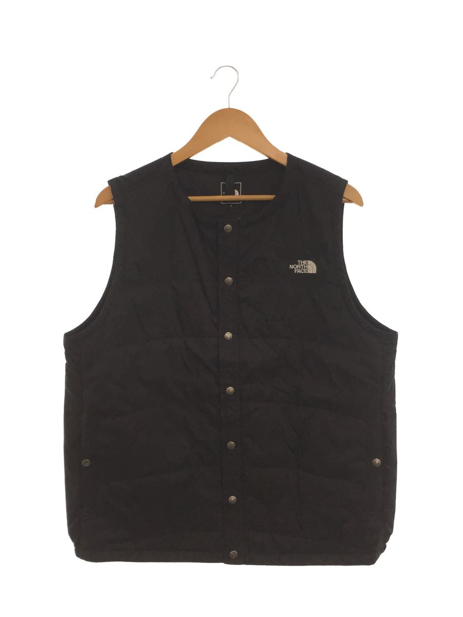 THE NORTH FACE◆MEADOW WARM VEST_メドウウォームベスト/L/ナイロン/BLK