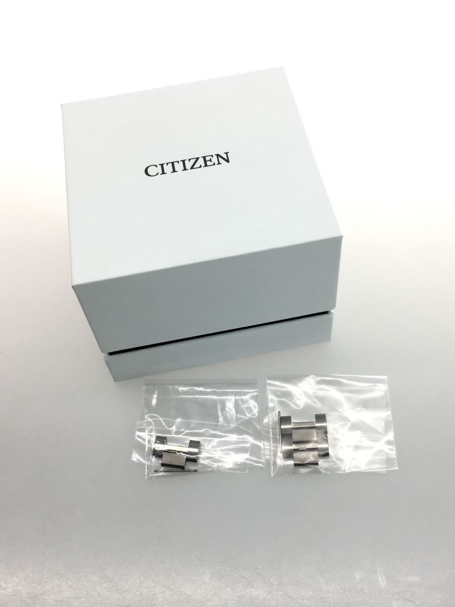 CITIZEN◆シチズン/ソーラー腕時計/アナログ/ステンレス/BLK/H800-T025862_画像6