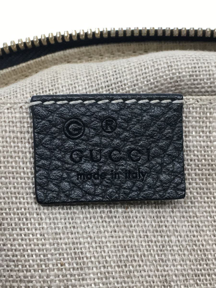 GUCCI◆バンブータッセル/クラッチ・セカンドバッグ/レザー/ブラック/449653_画像5