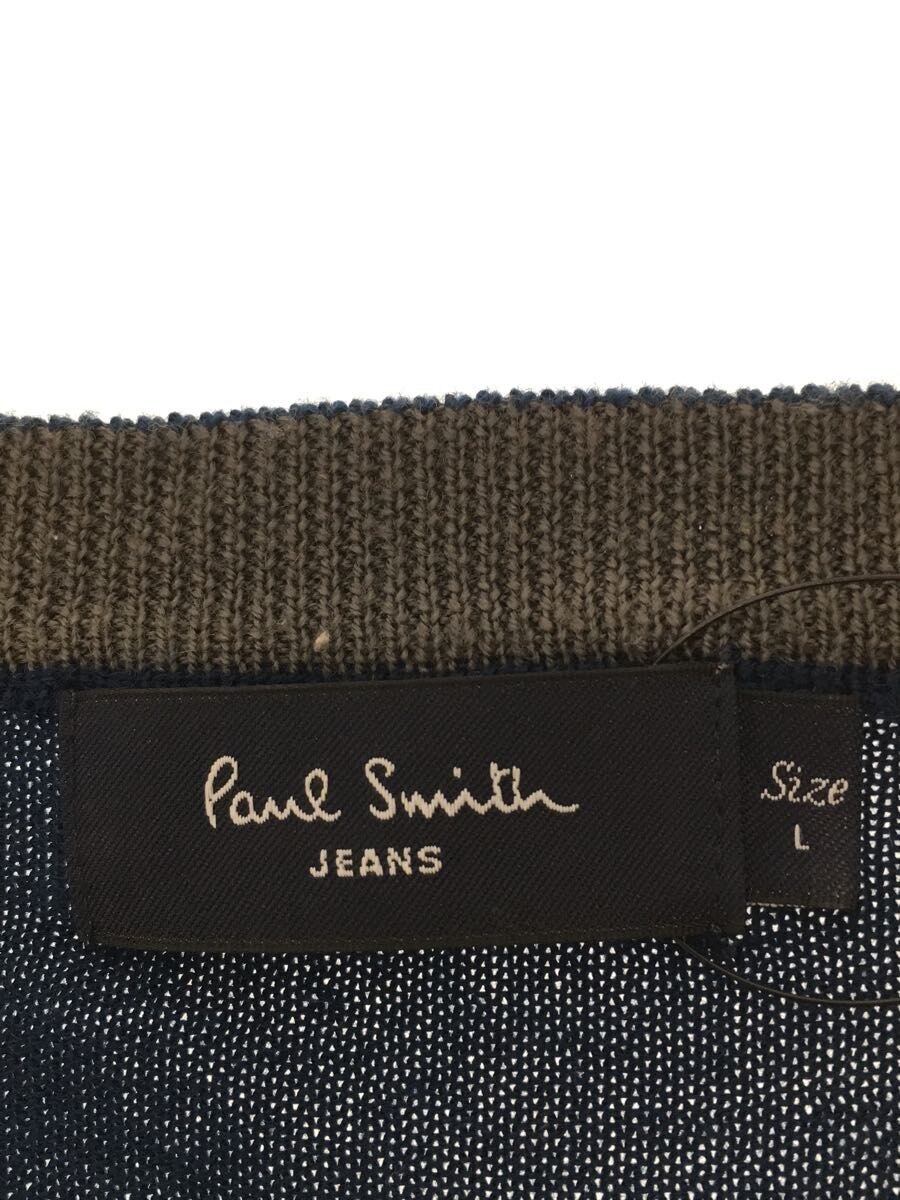 Paul Smith jeans◆セーター(薄手)/L/ウール/マルチカラー_画像3