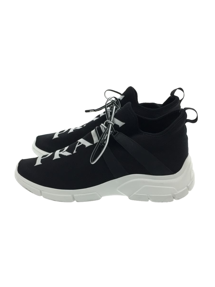 PRADA◇ローカットスニーカー/UK8.5/BLK/4E3492/NERO+BIANCO