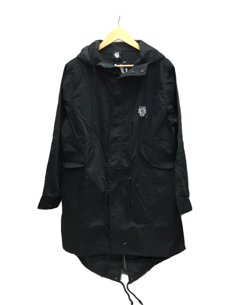 最も優遇の モッズコート/M/ナイロン/黒 Mサイズ - fishtowndistrict.com