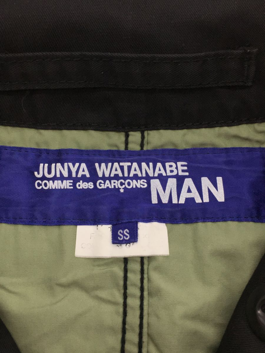 JUNYA WATANABE COMME des GARCONS MAN◆AD2006/ミリタリージャケット/SS/コットン/BLK/WR-C004_画像3