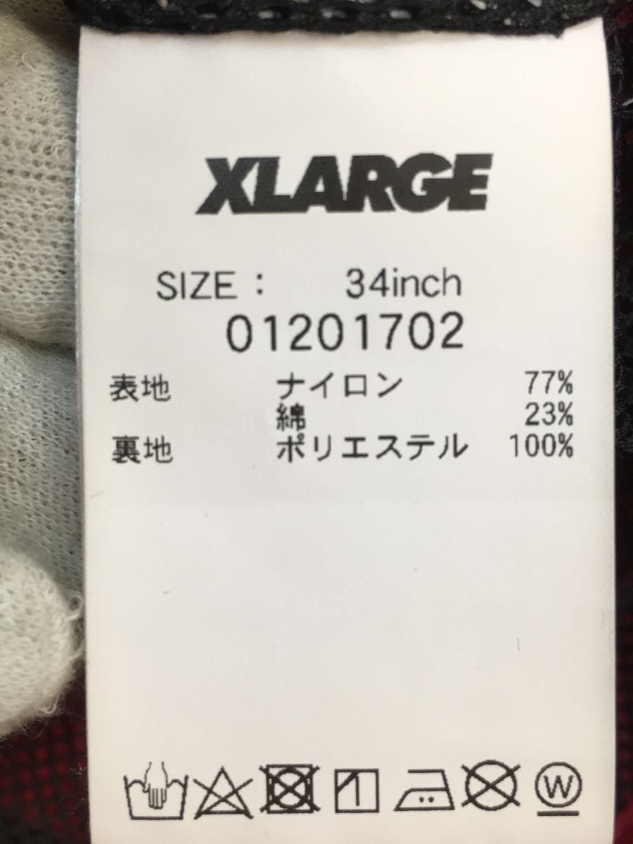 X-LARGE◆ショートパンツ/RED/無地/01201702/レッド/20SS/BIG POCKET SHORTS_画像6