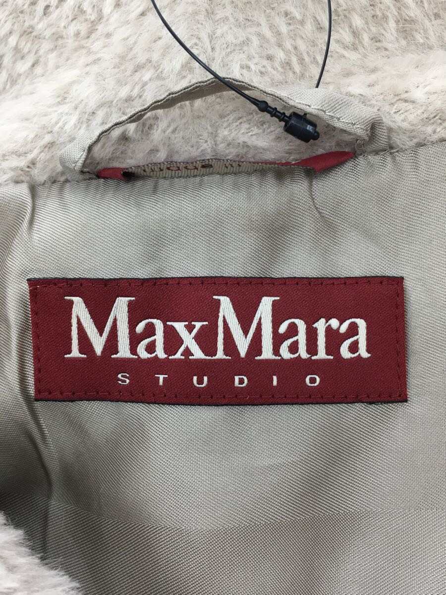 今ならほぼ即納！ MAX MARA STUDIO◇アルパカシャギーフーデット