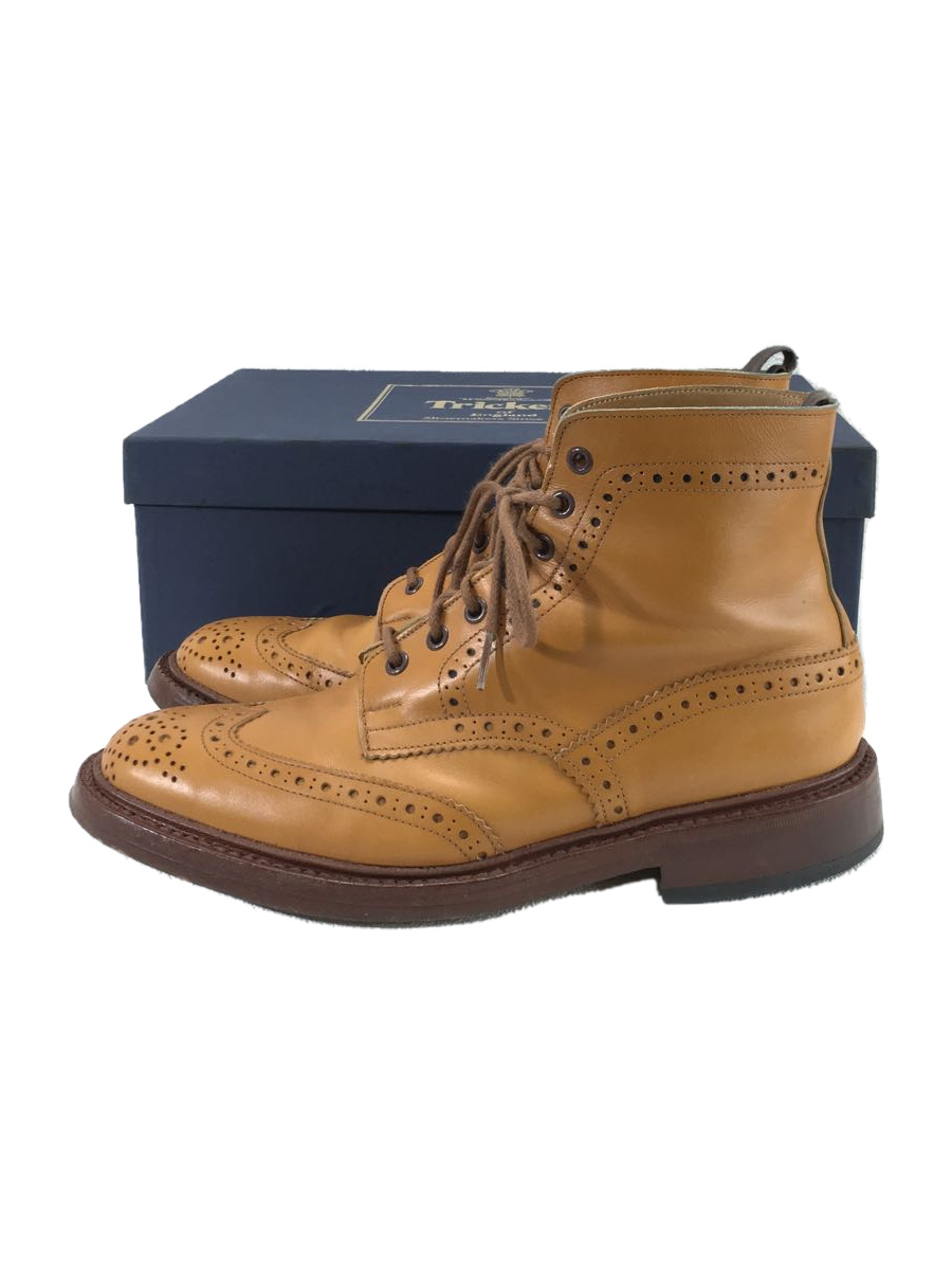 Tricker’s◆MALTON/モルトン/ブーツ/UK8.5/CML/レザー/M2508_画像1