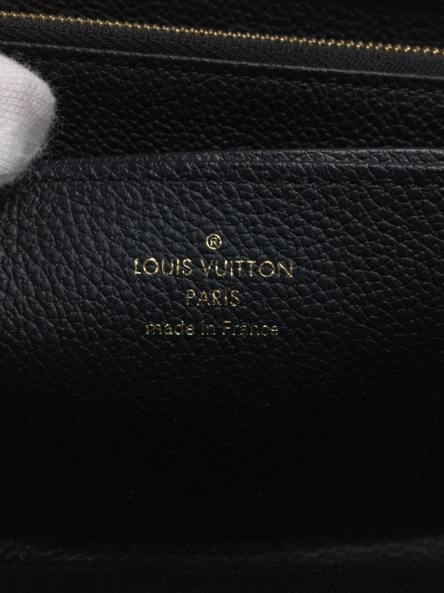 LOUIS VUITTON◇ジッピー・ウォレット_モノグラム・アンプラント_BLK
