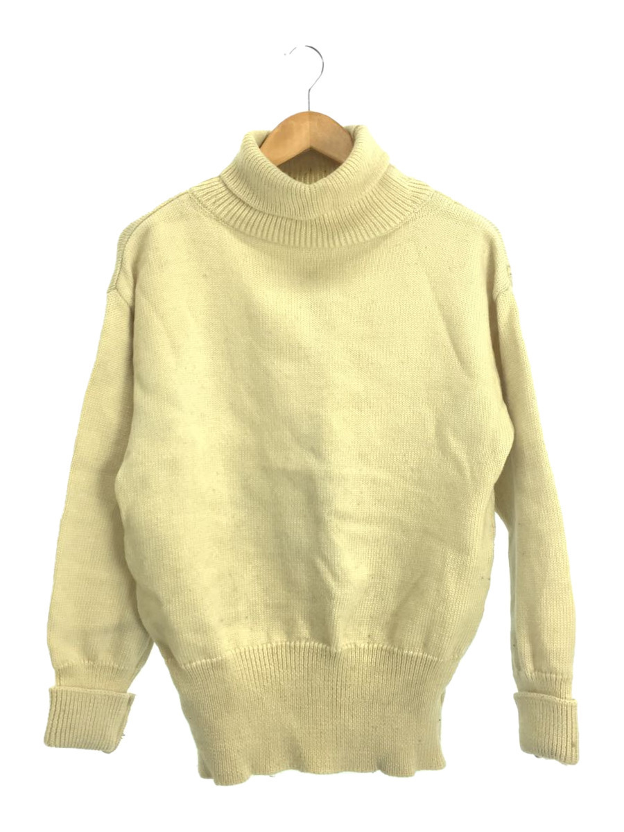 新作 NORTH SEA CLOTHING◆セーター(厚手)/40/ウール/CRM/無地/クリーム/汚れ有/Roll Neck Sweater/THE Sサイズ 新作 NORTH SEA CLOTHING◆セーター(厚手)/40/ウール/CRM/無地/クリーム/汚れ有/Roll Neck Sweater/THE Sサイズ