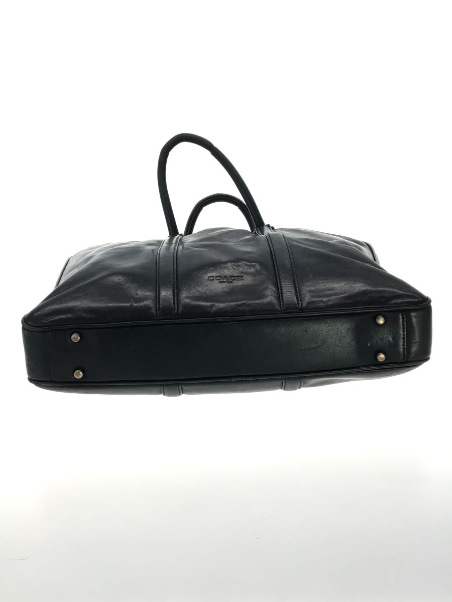 COACH* briefcase / leather / black /24776