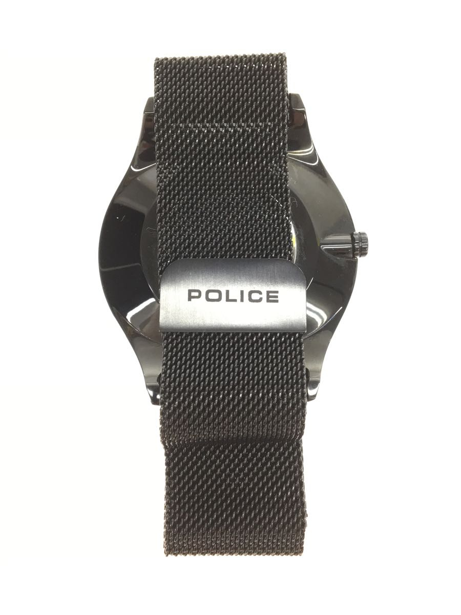POLICE◆クォーツ腕時計/アナログ/-/BRW/BLK/15918J_画像5