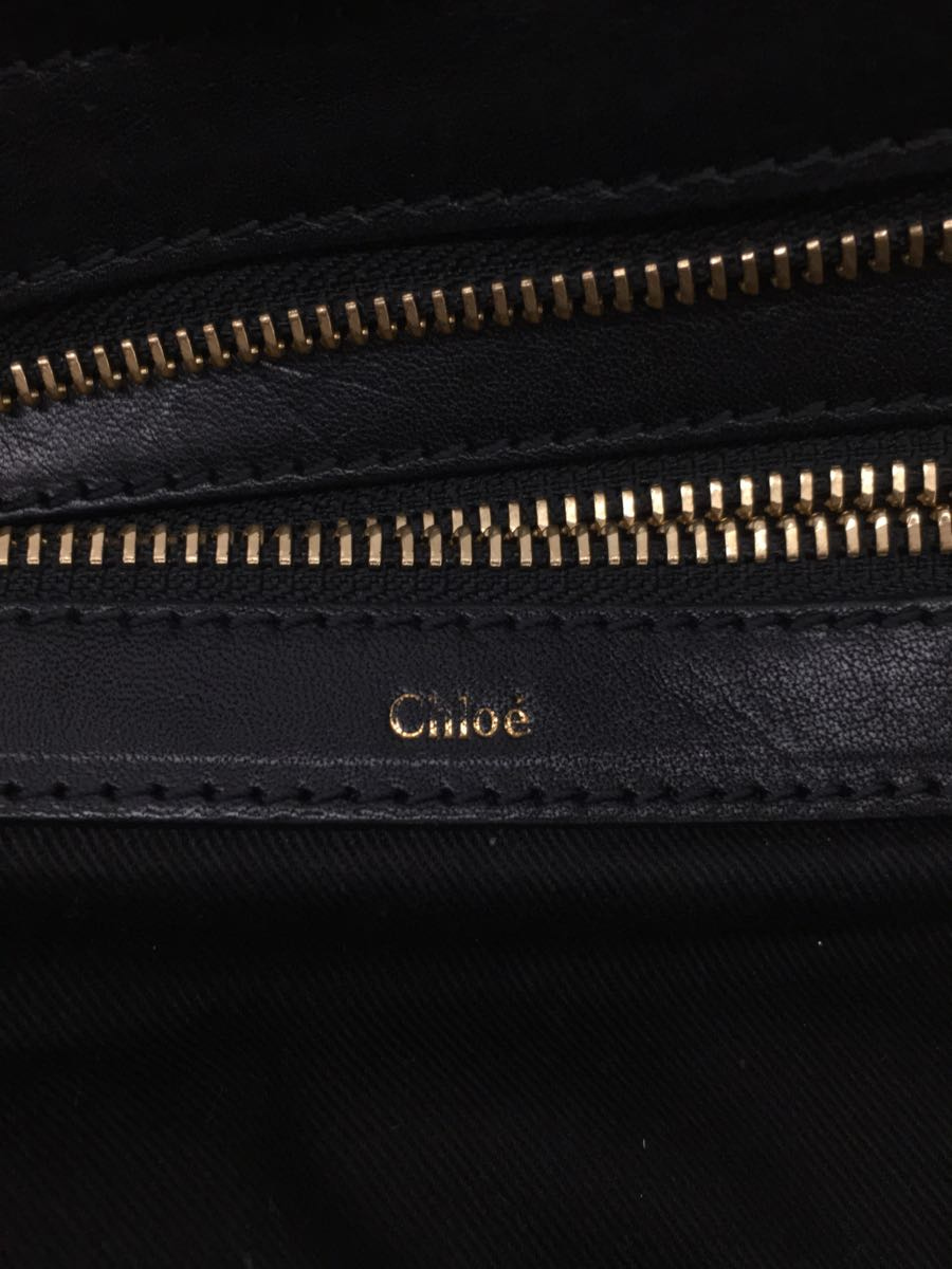 Chloe*ALICE/ leather Boston bag / black / black /3S0160-703/ wrinkle have 