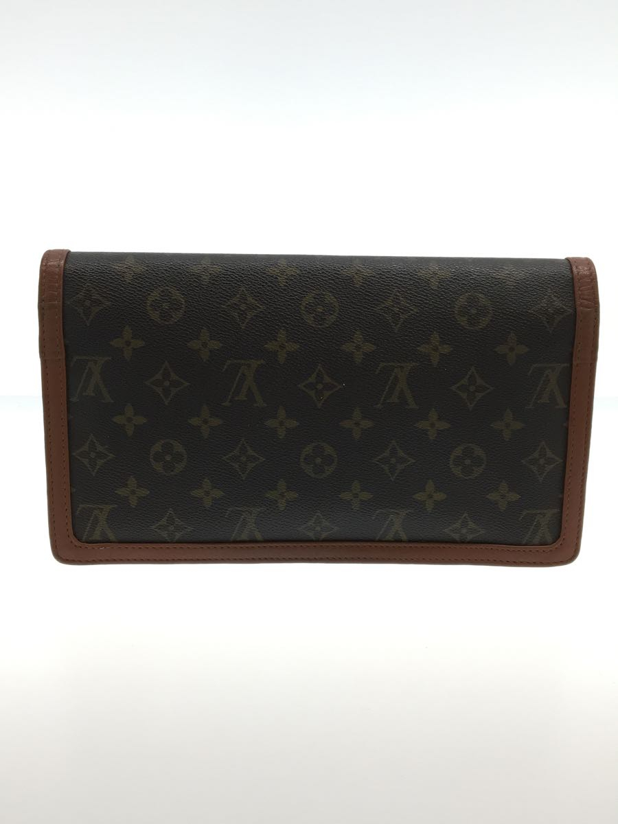 LOUIS VUITTON◆ポシェット・ダム_モノグラム_BRW/PVC/BRW_画像3