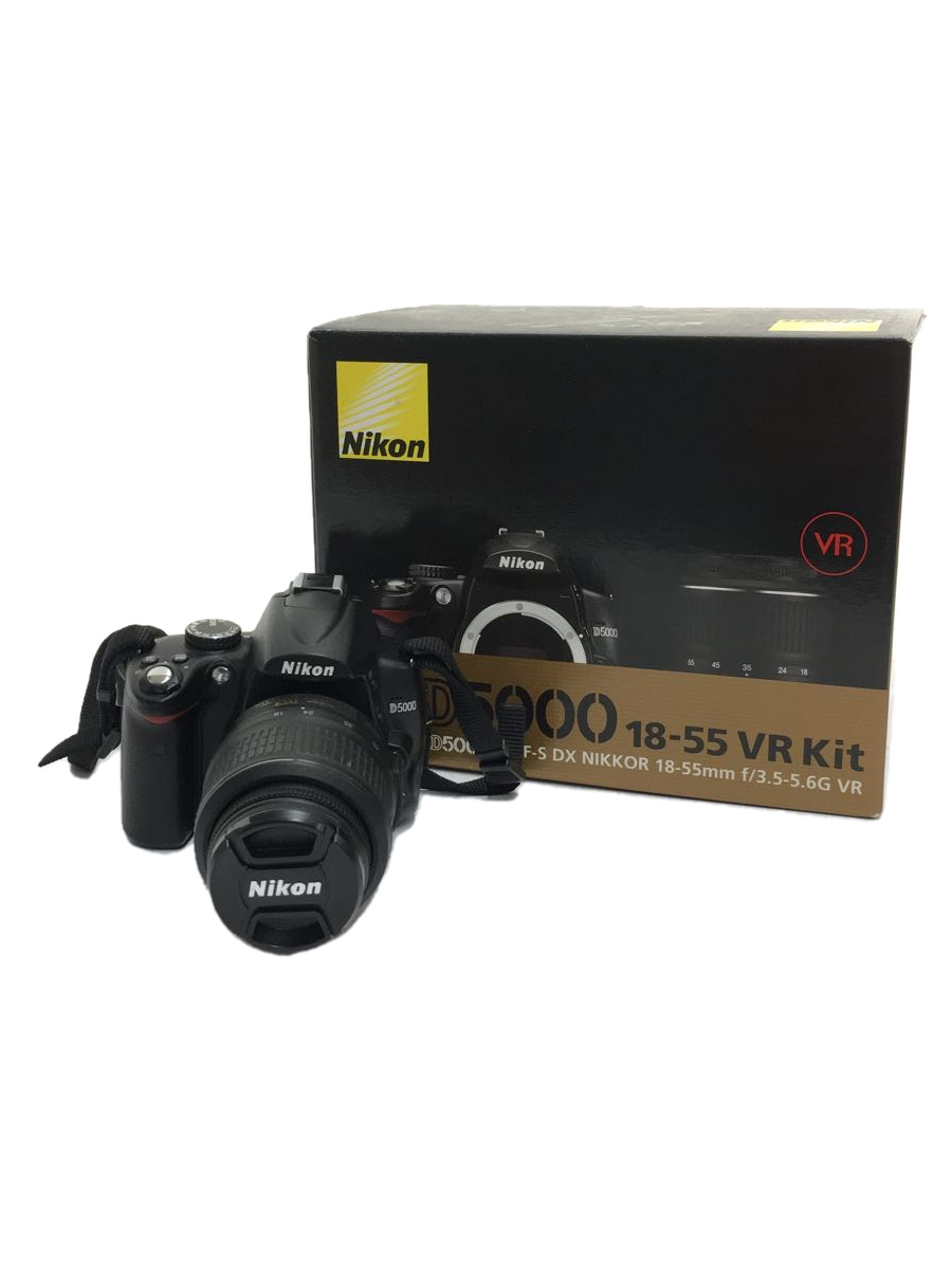 Nikon◆一眼レフデジタルカメラ D5000 18-55VR KIT 充電器欠品 2106985
