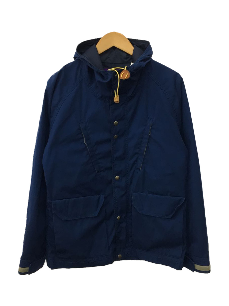 THE NORTH FACE PURPLE LABEL◆INDIGO MOUNTAIN WIND PARKA_インディゴマウンテンウィンドパーカ/L/ポリエステル/N_画像1