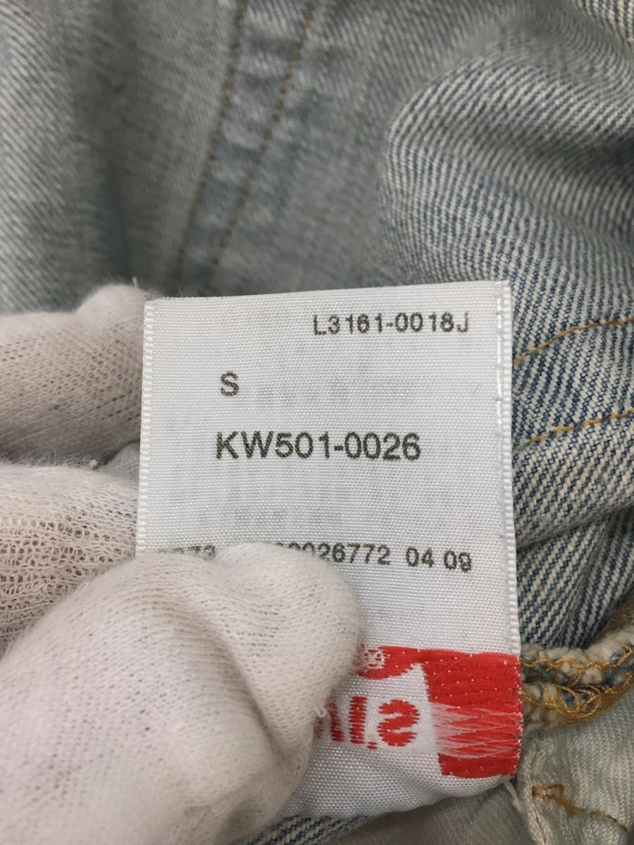 Levi’s◆スカート/S/コットン/IDG/無地/KW501-0026/汚れ有_画像5