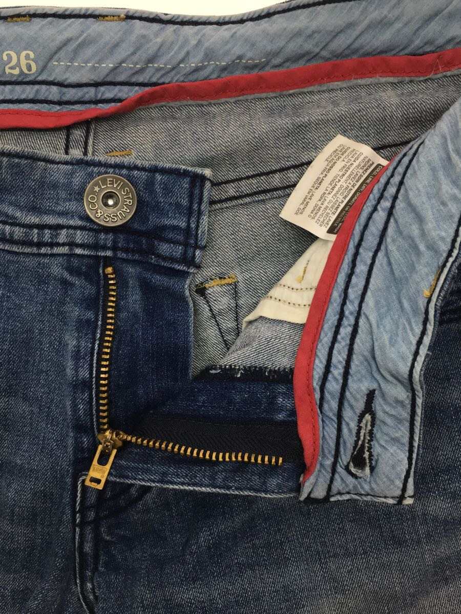 Levi’s◆ボトム/-/コットン/BLU/無地/S40197/汚れ有り_画像3