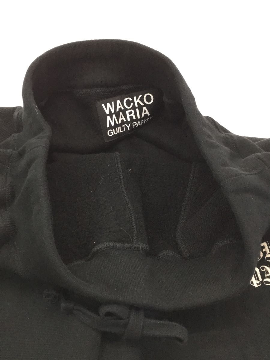 WACKO MARIA◆ボトム/L/コットン/BLK/HEAVY WEIGHT SWEAT PANTS/22FW_画像3