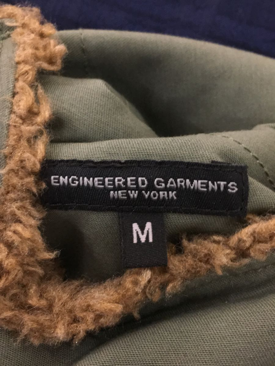 Engineered Garments◆リバーシブルファーベスト/M/コットン/グリーン_画像3