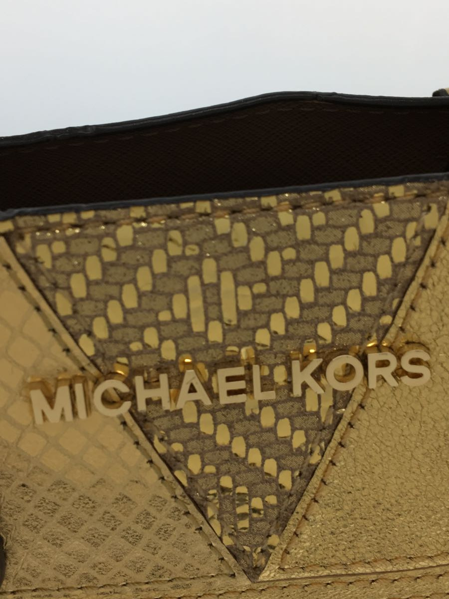 MICHAEL KORS◆ショルダーバッグ/-/GLD_画像5