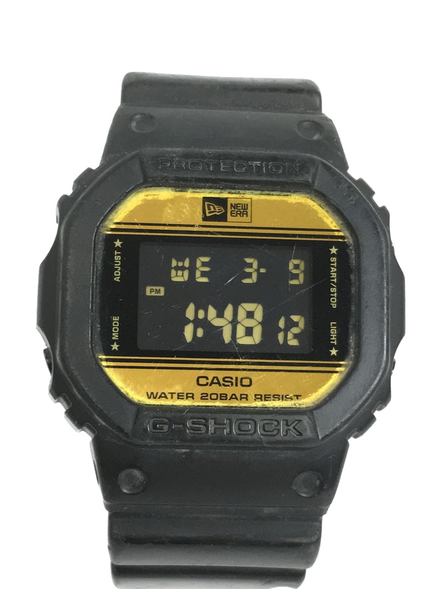 CASIO◆クォーツ腕時計/デジタル/DW-5600NE/35周年ニューエラコラボ