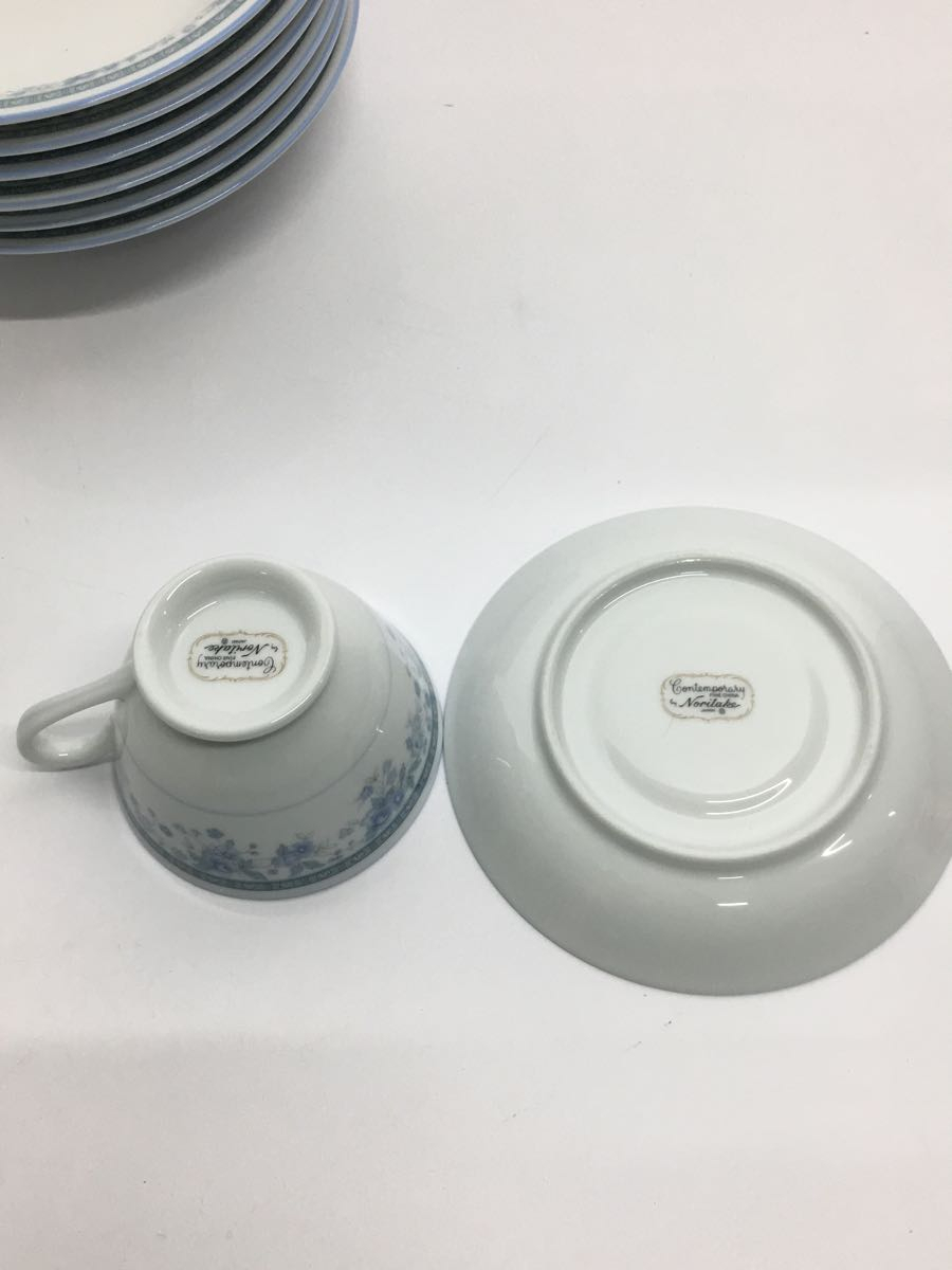 Noritake◇プレート/BLU/Noritake ノリタケ/カップ&ソーサーセット