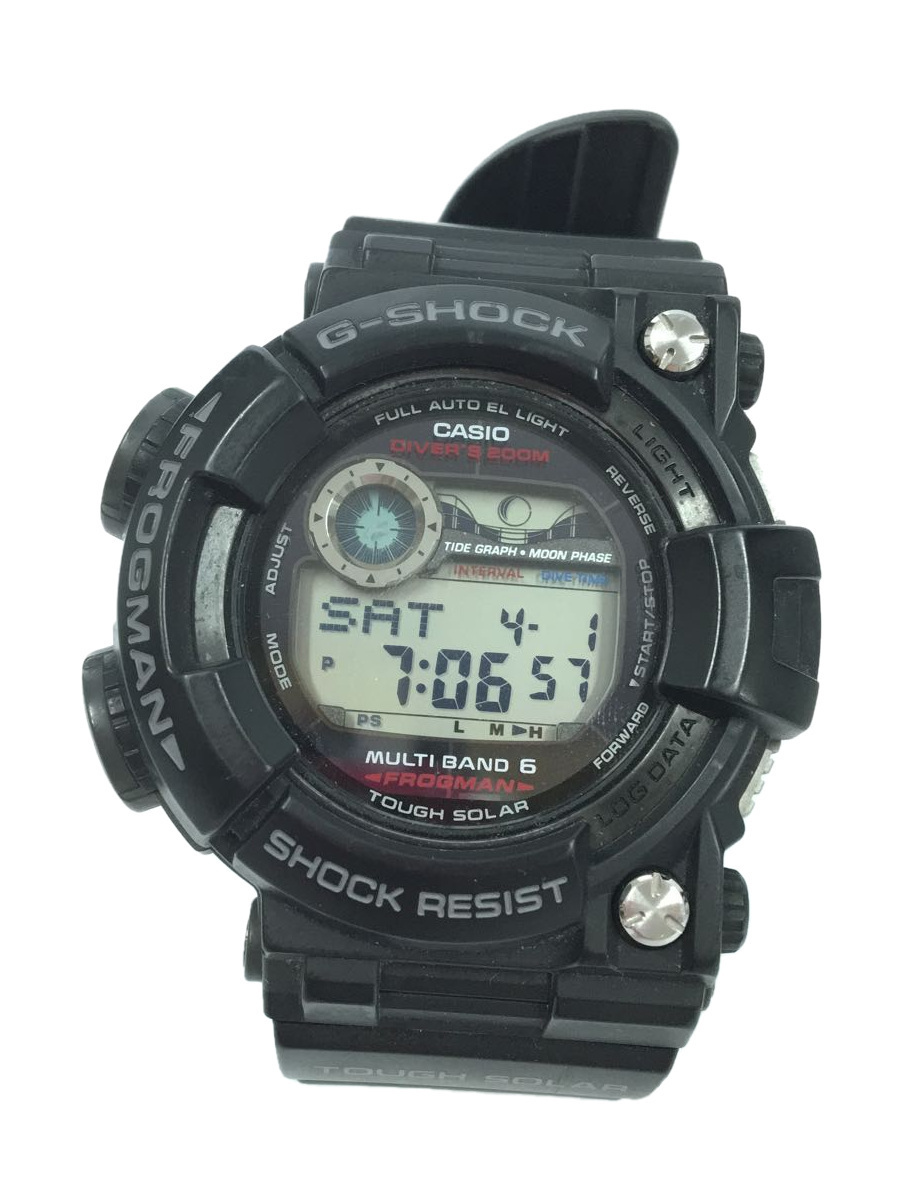 CASIO◆ソーラー腕時計・G-SHOCK/デジタル/BLK/カシオ/GWF-1000-1JF_画像1