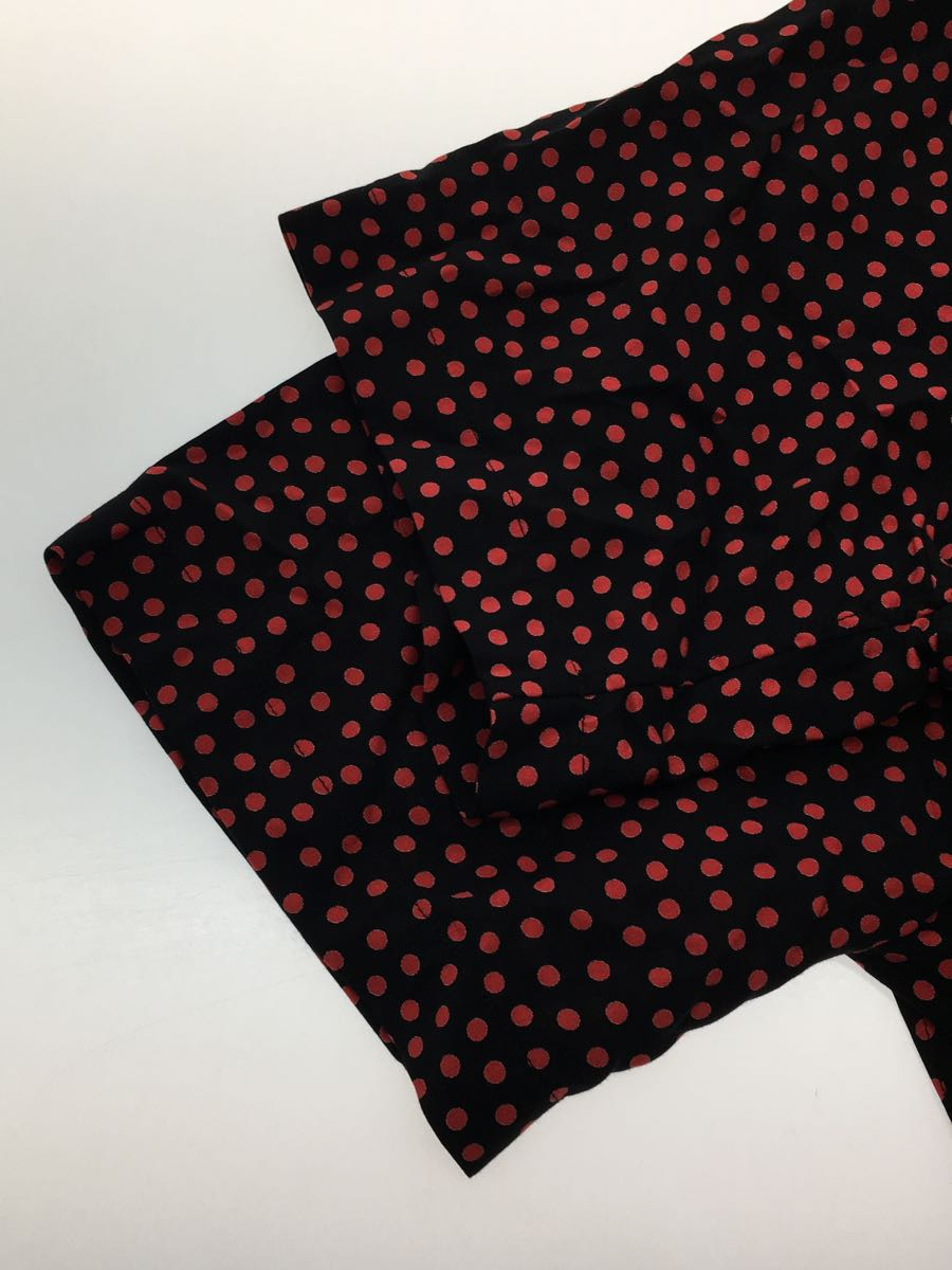 CELINE◇20SS/オープンカラーシャツ/レーヨン/BLK/ドット/2C036962H