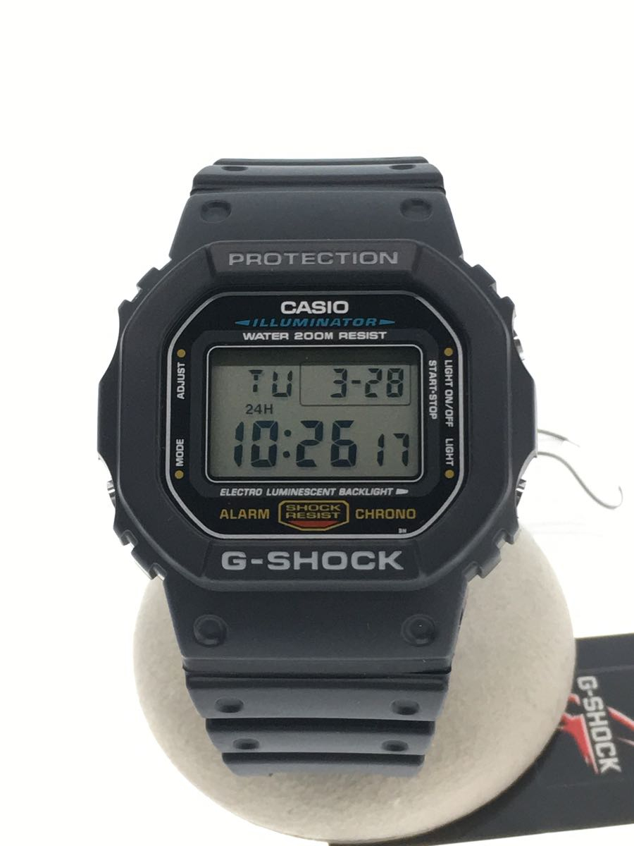 CASIO◆クォーツ腕時計/デジタル/ラバー/DW-5600E-1VER_画像1
