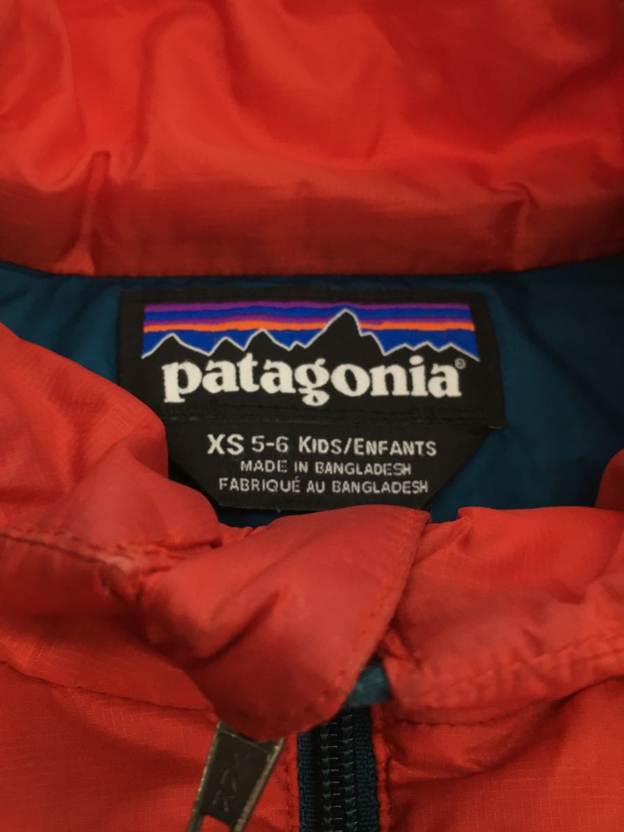 patagonia◆KIDSサイズ/ジャケット/XS/ナイロン/RED/68244FA16_画像3