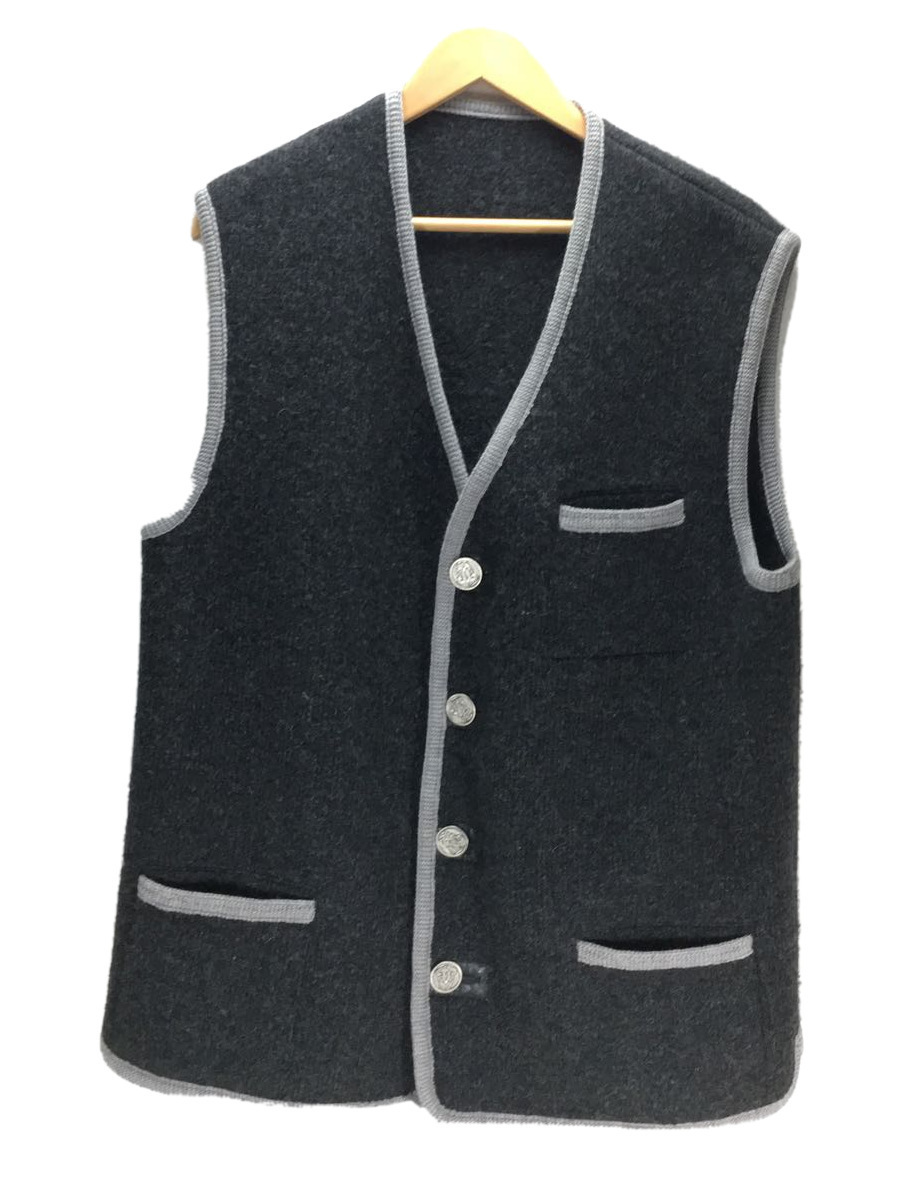 格安 MASU/JACQUARD NATIVE VEST/48/ポリエステル/YLW SNAP FLEECE L