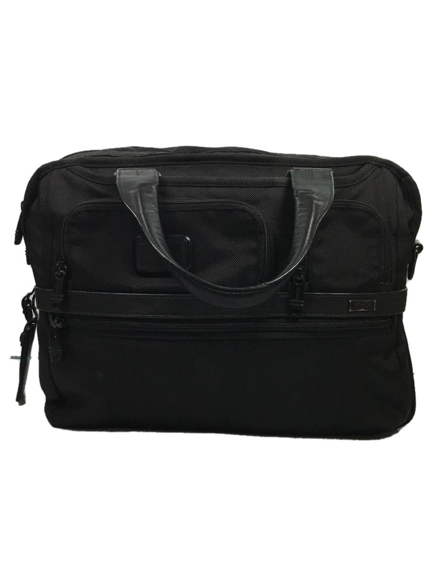 訳あり商品 TUMI◇ALPHA 2/ブリーフケース/ナイロン/BLK/無地 ブリーフ
