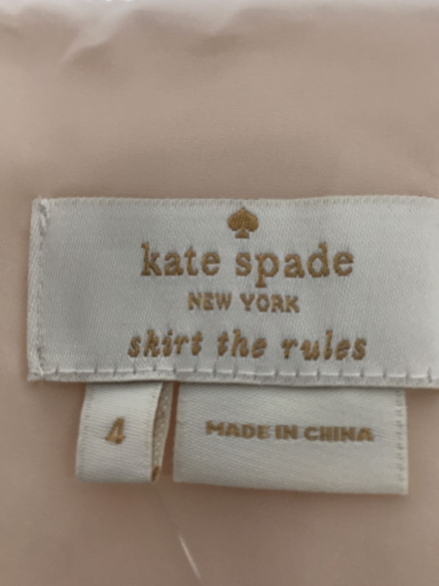 kate spade new york◆ケイトスペードニューヨーク/ バイカラー/スカート/4/ポリエステル/黒/ベージュ_画像4