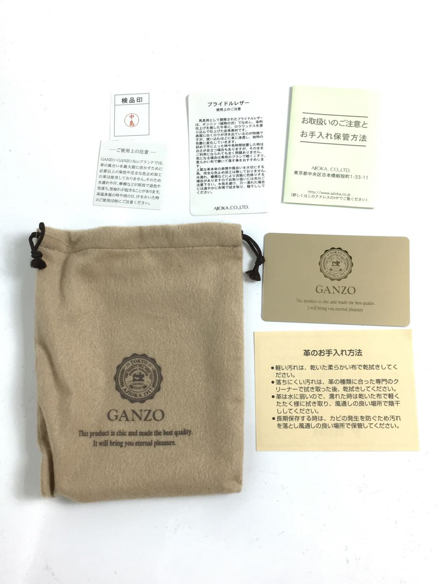 GANZO◆2つ折り財布/レザー/BRW/無地/メンズ/0057086-56_画像6