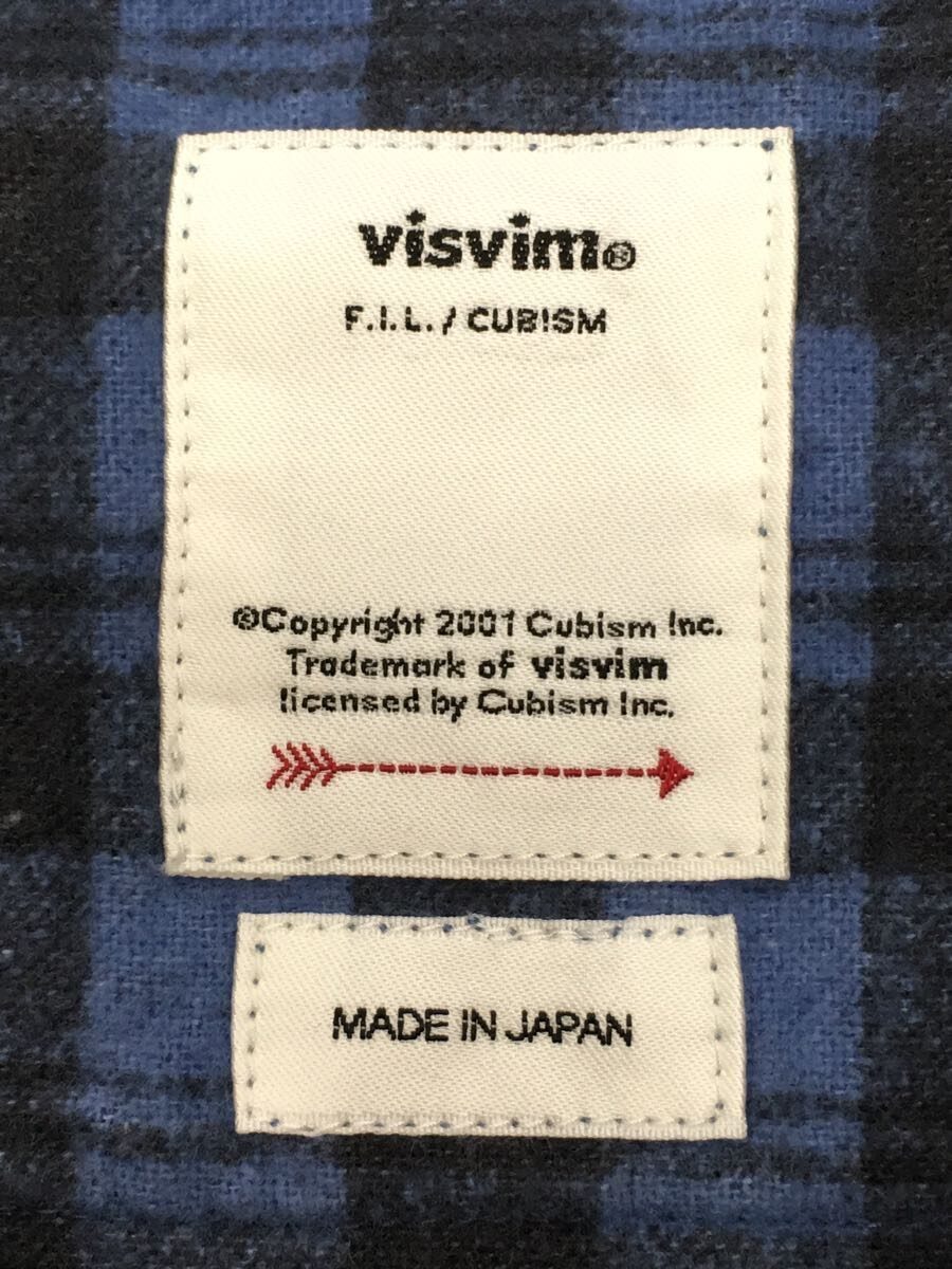 visvim◇ネルシャツ/2/コットン/NVY/チェック | normanhubbard.com