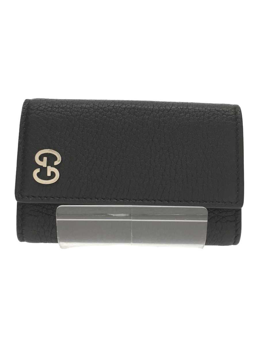特別価格 GUCCI◆473924/6連キーケース_インターロッキングG/レザー/BLK/メンズ キーケース 特別価格 GUCCI◆473924/6連キーケース_インターロッキングG/レザー/BLK/メンズ キーケース