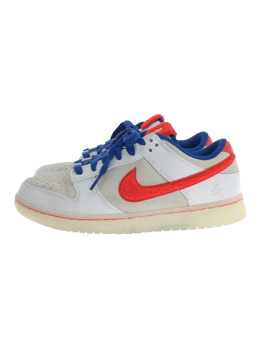 NIKE◆DUNK LOW RETRO PRM/26cm/WHT/レザー/FD4203-161