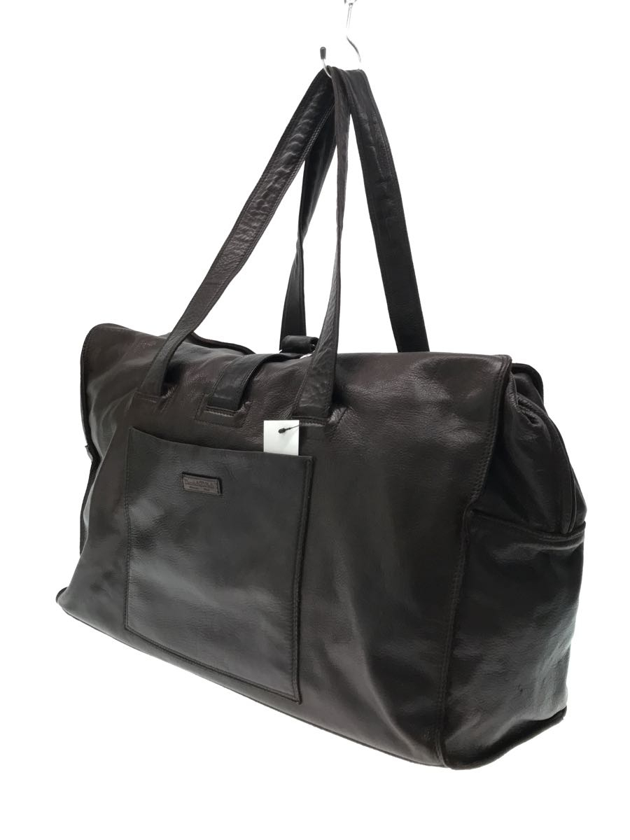 Daniel&Bob* Boston bag / leather / Brown / plain / Daniel and Bob 